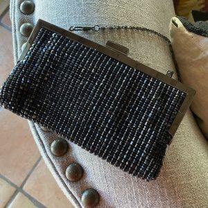 Vintage Gorgeous purse!  Black rhinestones perfect condition